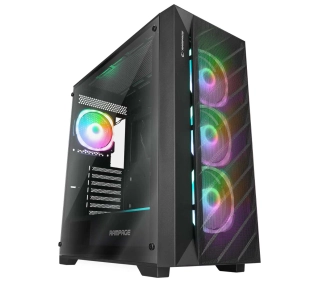 Rampage Prime Mesh ARGB Czarny - Kup na Raty - RRSO 0%