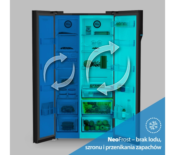Beko bPro500 GN163140ZGBN Pełny No Frost 179cm Komora świeżości Czarne szkło - Kup na Raty - RRSO 0%