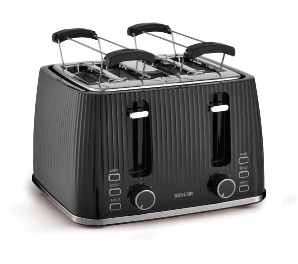 Tostery - Sencor STS 7541BK Ruszt do bułek Rozmrażanie 1860W