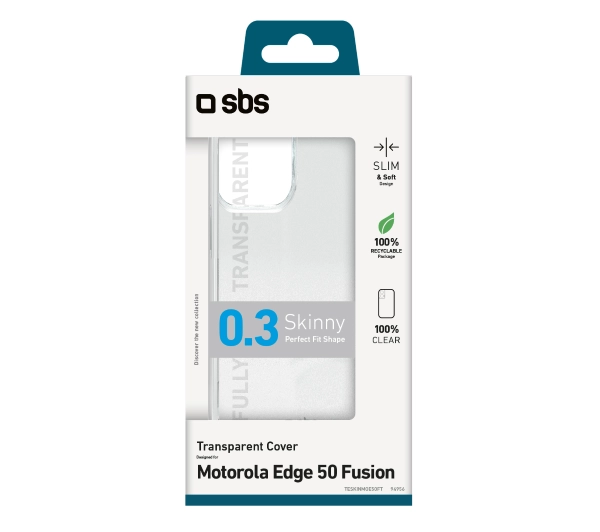 SBS Skinny Cover do Motorola Edge 50 Fusion Przeźroczysty