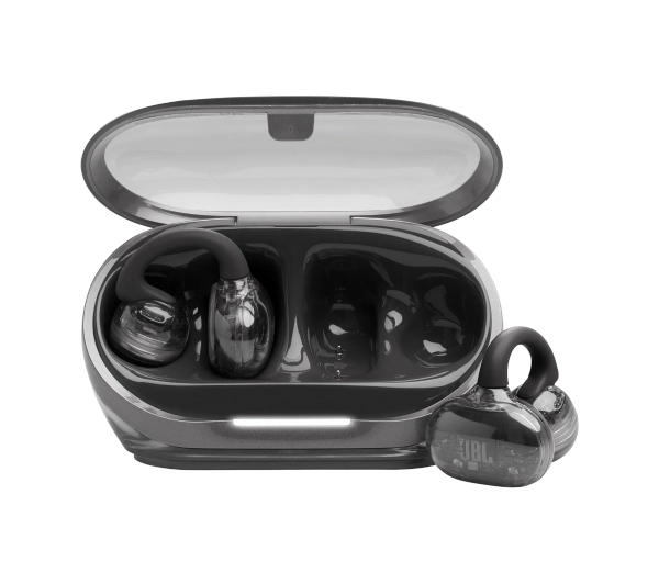 JBL Soundgear Clips Konstrukcja klipsa Przewodnictwo powietrzne Bluetooth 5.4 Funkcje AI Czarny