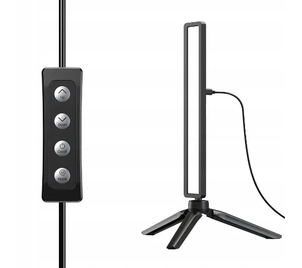 Apexel Lampa Led Na Monitor + Klips + Statyw / 3x Iso + 1.4" Do Vlog Livechat / Apexel Apl-fl06