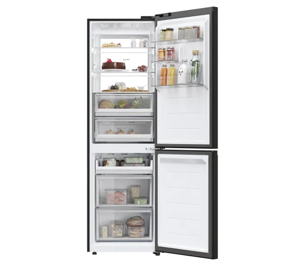 Haier HDR7619DNGB No Frost 192,7cm Czarne szkło Daylight LED My Zone Plus - Kup na Raty - RRSO 0%