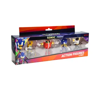 PMI Kids World Sonic Prime Action Figures - 4 Pack