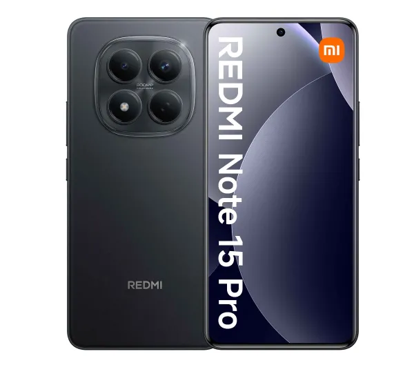 Xiaomi REDMI Note 15 Pro 8/256GB Funkcje AI 6,77" 120Hz 200Mpix Czarny