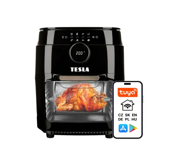 Tesla AirCook & Grill QG800 WiFi  1800W 12l Aplikacja mobilna - Kup na Raty - RRSO 0%