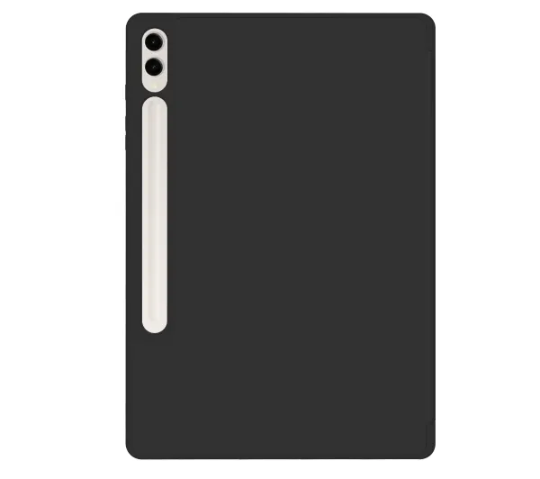 Bizon Case Tab Lizard z klapką do Samsung Galaxy Tab S10 Plus / S9 Plus Czarny