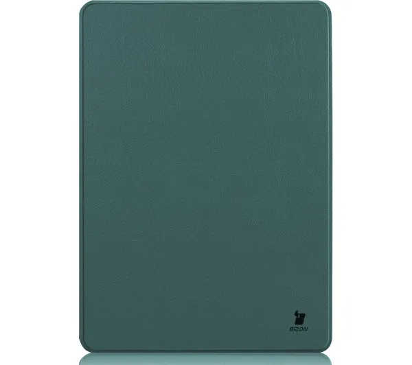 Bizon Case Tab Croc z klapką do Microsoft Surface Pro 11 / 10 / 9 Ciemnozielony