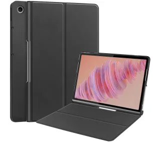Bizon Case Tab Croc z klapką do Lenovo Tab Plus 11.5" 2024 Czarny