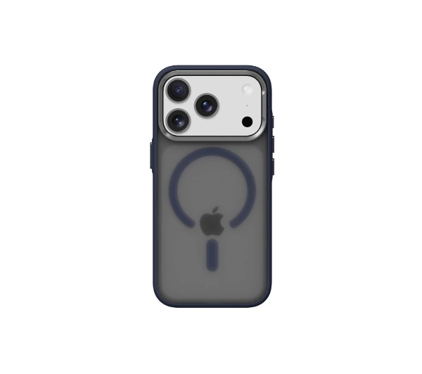 Etui WINNER GROUP Matte Frame MagSafe do Apple iPhone 17 Pro Niebieski