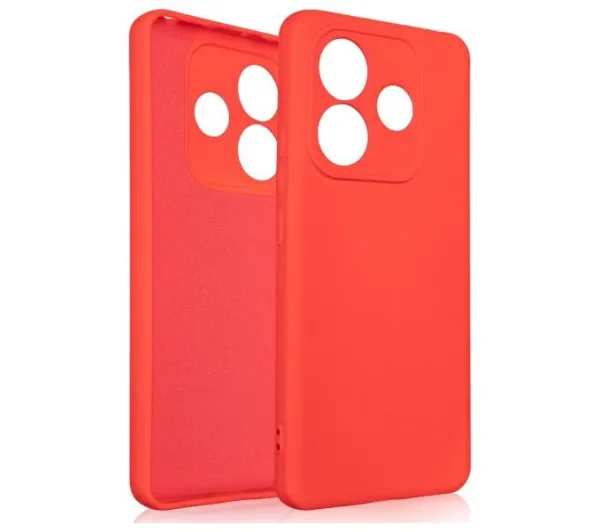 Beline Silicone do Xiaomi Redmi Note 14 Czerwony