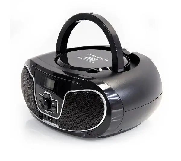Manta BBX007 BOOMBOX Bluetooth Czarny + Słuchawki MNH02