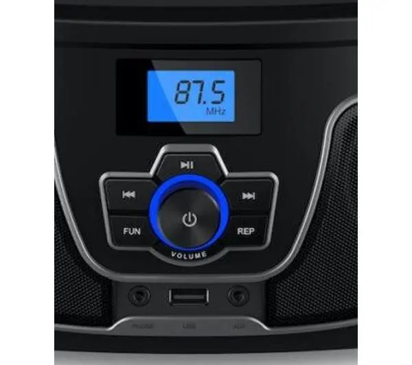 Manta BBX007 BOOMBOX Bluetooth Czarny + Słuchawki MNH02