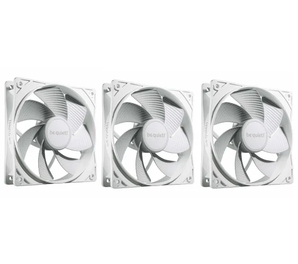 be quiet! Pure Wings 3 PWM Reverse 120mm 3szt. Biały