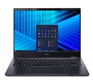 Acer TravelMate P4 14 TMP414-55-TCO 14" Ultra 5 225U 16GB RAM 512GB Dysk SSD Win11 Pro Niebieski Funkcje AI - Kup na Raty - RRSO 0%