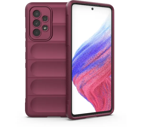 Bizon Tur do Samsung Galaxy A53 5G Burgundowy