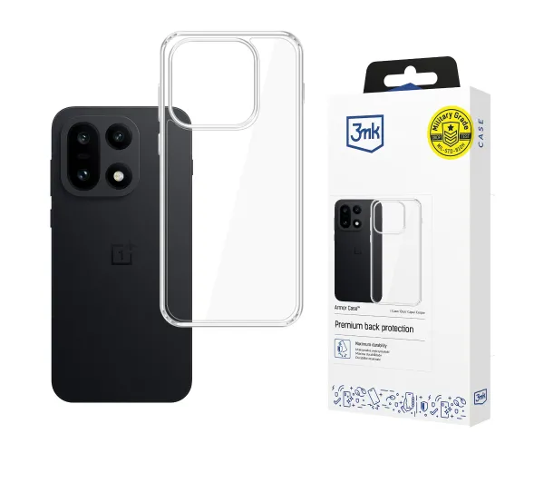 Etui 3MK Armor Case do OnePlus 15 5G Przezroczysty