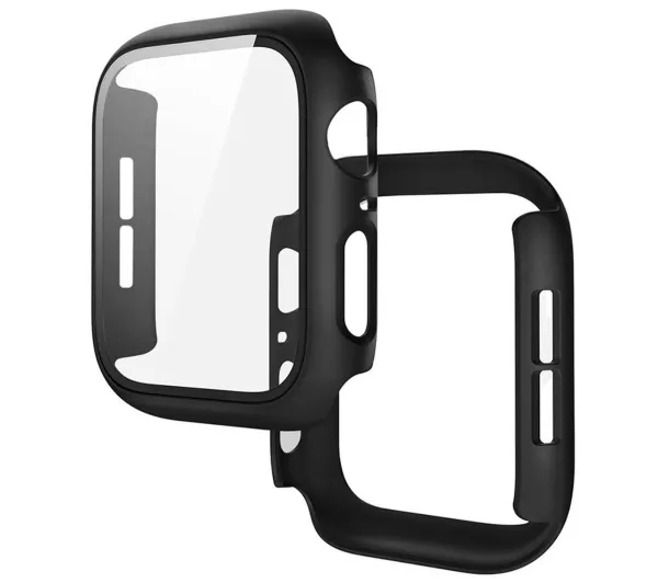 Bizon Case Watch Adamo do Apple Watch SE 3 / SE 2 / SE / 6 / 5 / 4 44mm Matowy czarny