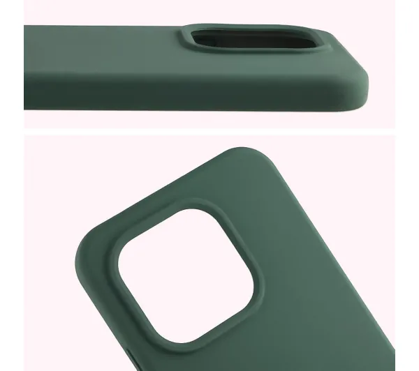 Bizon Soft Case do Xiaomi 15T Ciemnozielony