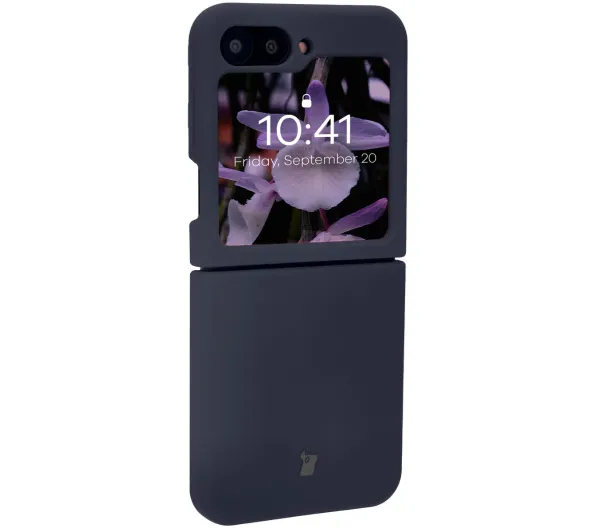 Bizon Soft Case do Samsung Galaxy Z Flip7 FE / Samsung Galaxy Z Flip6 Granatowy