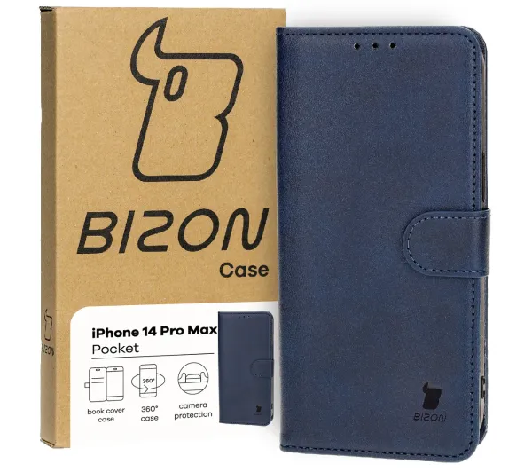 Bizon Pocket do Apple iPhone 14 Pro Max Granatowy