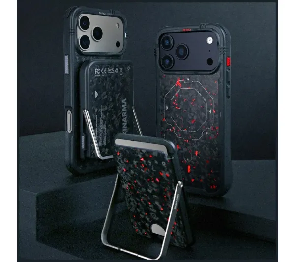 Skinarma Vektor MagSafe do iPhone 17 Pro Max Onyx