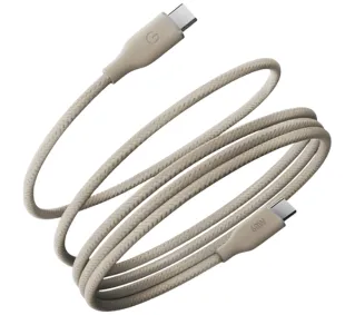Energea Helix 60 USB-C do USB-C 60W 1,5m Beżowy