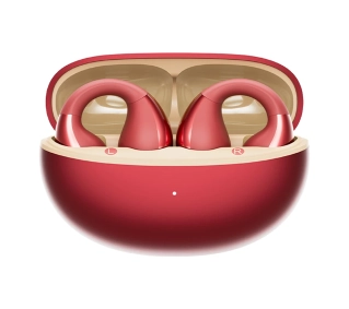 QCY Crossky Clip C30S Konstrukcja klipsa Przewodnictwo powietrzne Bluetooth 6.0 Czerwony