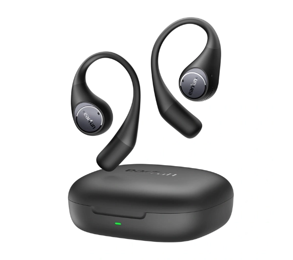 Earfun Open Jump Przewodnictwo powietrzne Bluetooth 5.3 Czarny