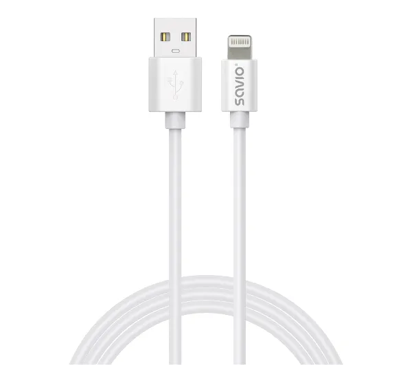Savio CL-193 USB-A do Lightning 2m Biały