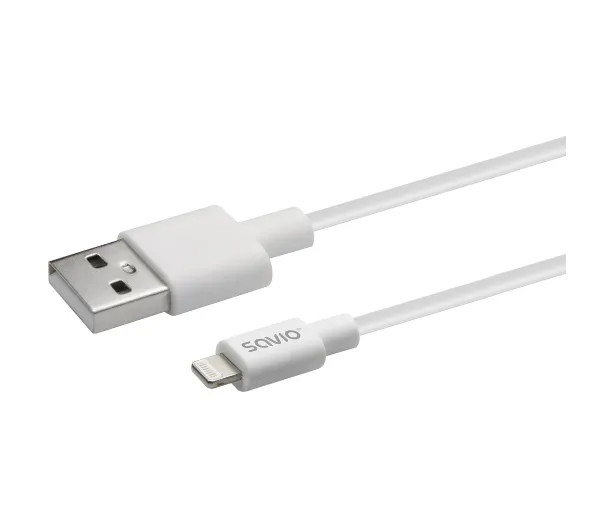 Savio CL-193 USB-A do Lightning 2m Biały