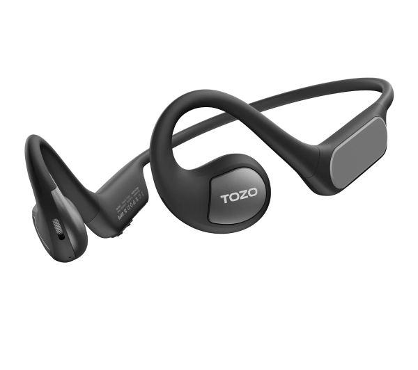 Tozo OpenReal Przewodnictwo kostne Bluetooth 5.3 Czarny