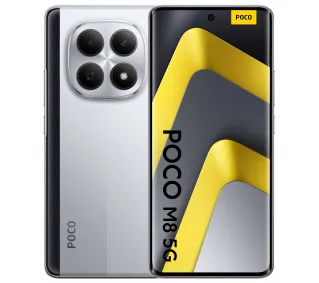 POCO M8 5G 8/256GB 6,77" 120Hz 50Mpix Srebrny - Kup na Raty - RRSO 0%