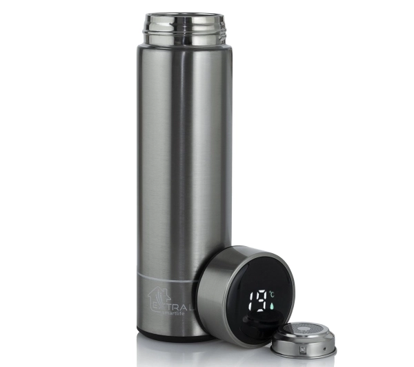 Kubki termiczne - Extralink Smart Travel Mug 0,5l Srebrny