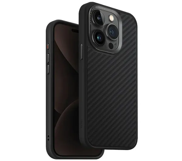 UNIQ Keva iPhone 15 Pro 6.1" Magclick Charging Czarny