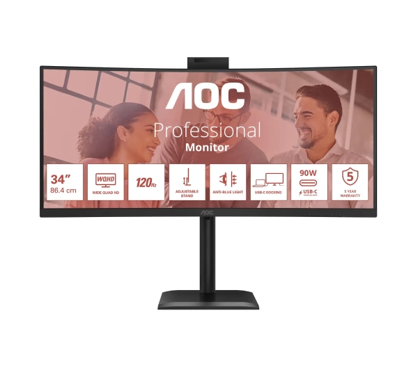 AOC CU34E4CW -120Hz | UWQHD | VA | 34''