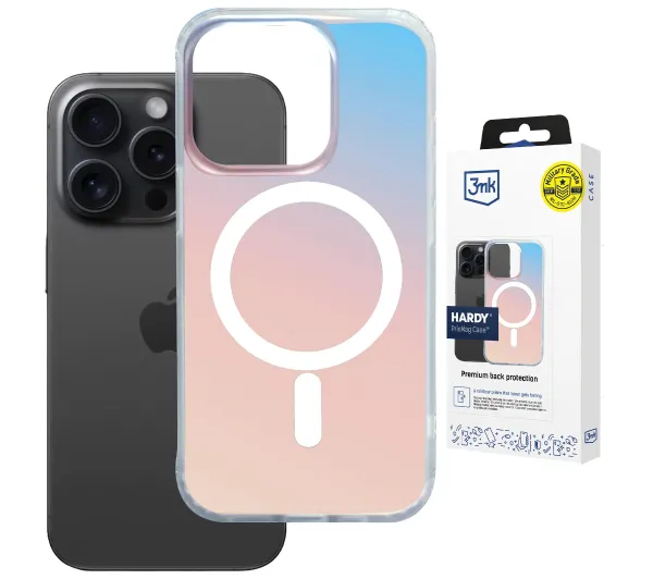 3mk Hardy PrisMag Case do iPhone 15 Pro Max Holograficzny