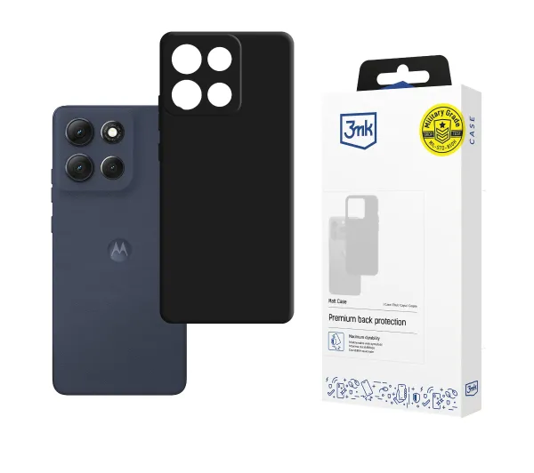 3mk Matt Case do Motorola Moto G86/G86 Power Czarny