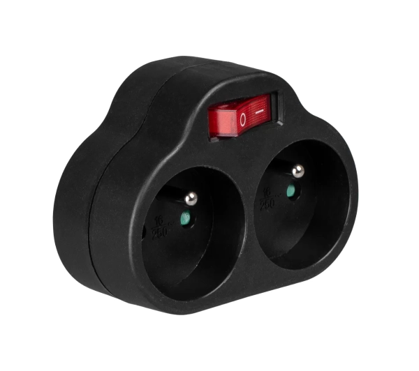 Vayox VA0356 2 gniazda Czarny