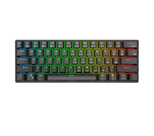 Royal Kludge RK-61 Brown Switch Czarny