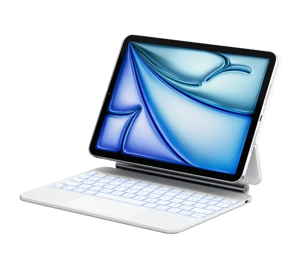 Typecase Edge - etui z klawiaturą do iPad Air 11" M2 (2024) / M3 (2025) białe