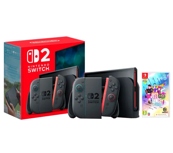 Nintendo Switch 2 Joy-Con Czarny + Just Dance 2026