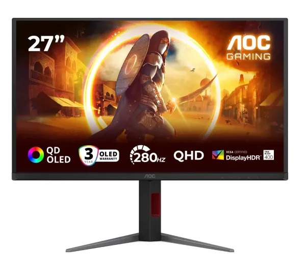 AOC Q27G4ZD 27" 2K QD-OLED 280Hz 0,03ms Gamingowy