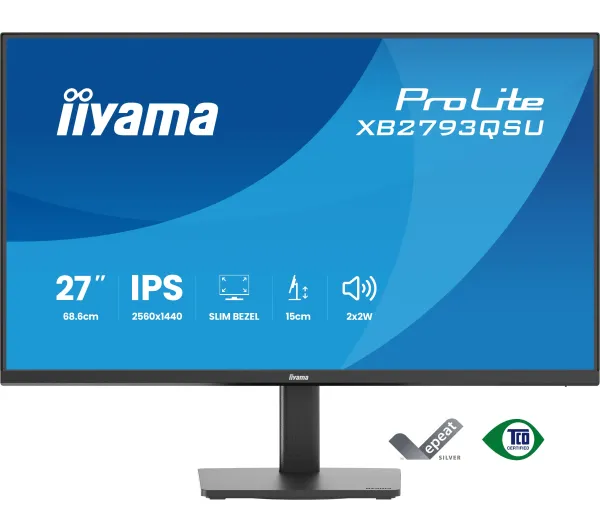 iiyama ProLite XB2793QSU-B1 27" 2K IPS 75Hz 1ms MPRT