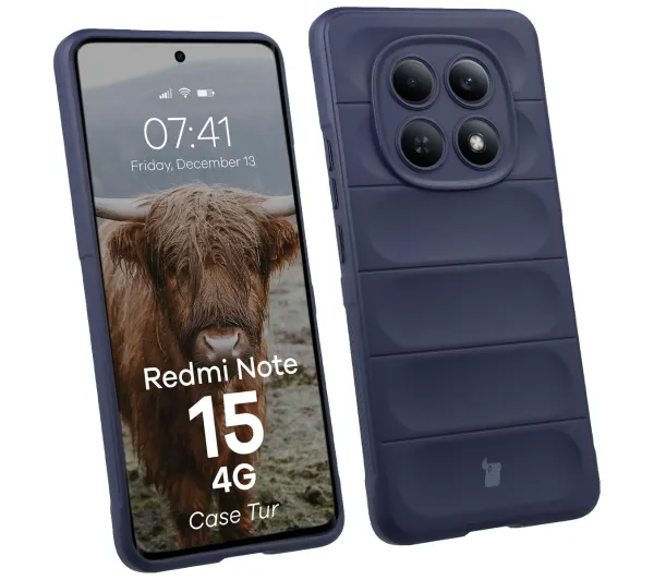 Bizon Tur do Xiaomi Redmi Note 15 4G Granatowy
