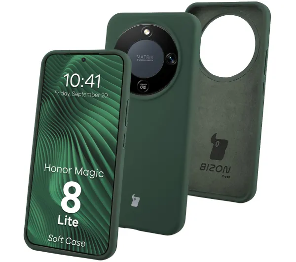 Bizon Soft do Honor Magic8 Lite Ciemnozielony