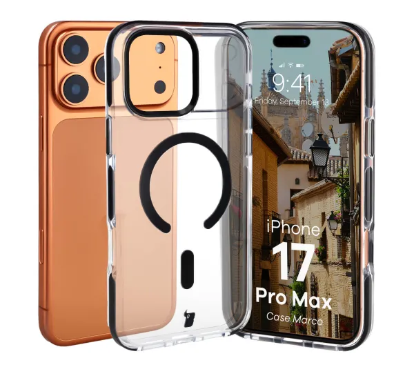 Bizon Marco do iPhone 17 Pro Max Czarny