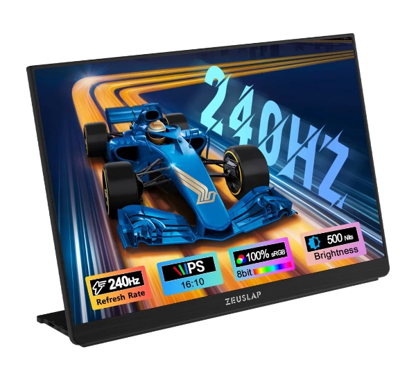 Zeuslap  P16F 16" 2K IPS 240Hz 3ms Przenośny