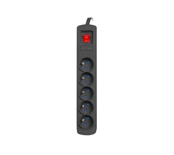 Armac ARC5 5 gniazd 1,5m Czarny
