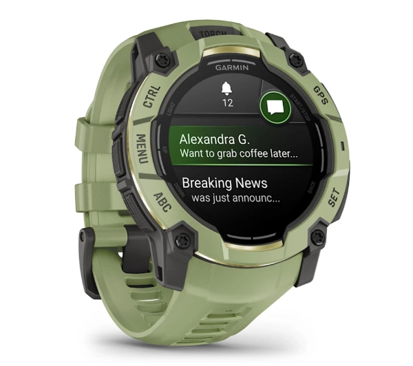 Garmin Instinct 3 AMOLED 50mm GPS Zielony